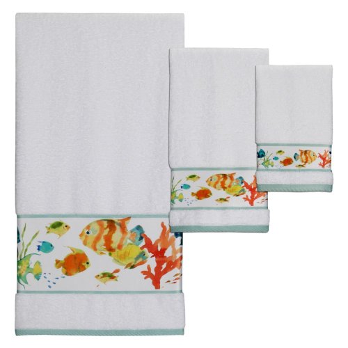 Fish Towels Kritters in the Mailbox Fish Towel for Bath, Kitchen or