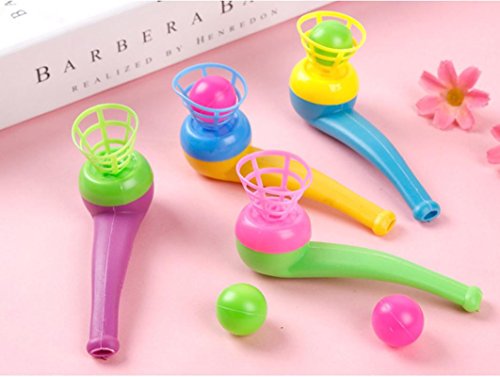 Dartphew Toys,Dartphew 1Pcs Fashion Blow Pipe & Balls - Great Gift for Kids Baby Children Boys Girls,for Safe & Fun blowing Play to Control the Power of Breathing(Color and Style: Random) - Thumbnail 2
