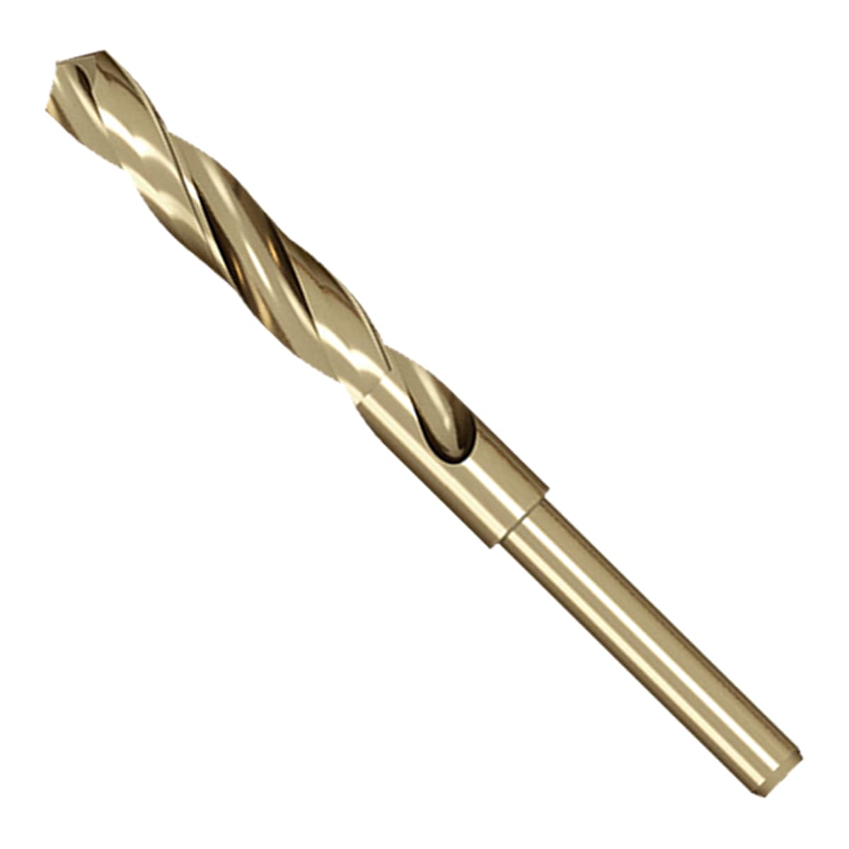 Meccion HSS Cobalt Drill Bit 13.5mm Reduced Shank Twist Drill Bit for Metal, Stainless Steel, Aluminium, Wood, Plastic, Non-Ferrous Etc. — image 1