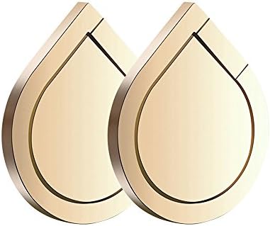 Cell Phone Ring Holder, 2 Pack Mobile Phone Ring Stand Car Mount Grip 360°Zinc Alloy Universal for iPhone 7/7 Plus, 6s Plus/ 6s,Samsung S7, S7 Edge, S6,and Other Smartphones