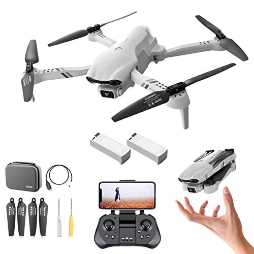 Mini Drohne mit Kamera HD F10, 6K Pro 120° Weitwinkel Faltbar Dual Camera RC Quadcopter mit GPS, 5G WIFI FPV…