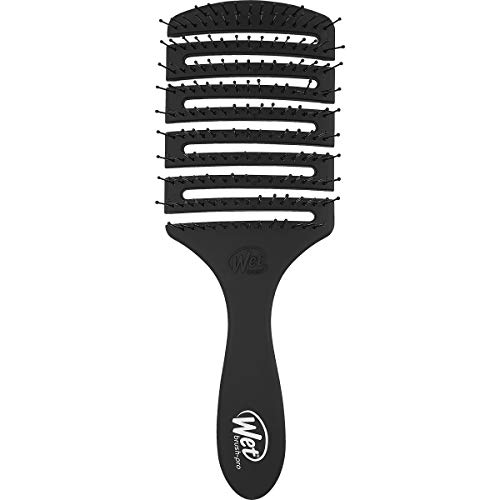 WetBrush Flex Dry Paddle Brush, Black, United States, 1 Count