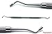 Dental Amalgam Filling Smooth Plugger 720-1, 721-2, 722-3, 723-4 Double Ended 1.2mm/1.5mm, 1.9mm/2.2mm, 2.4mm/2.7mm, 2.8mm/3.1mm Restorative 4 Pieces Instruments
