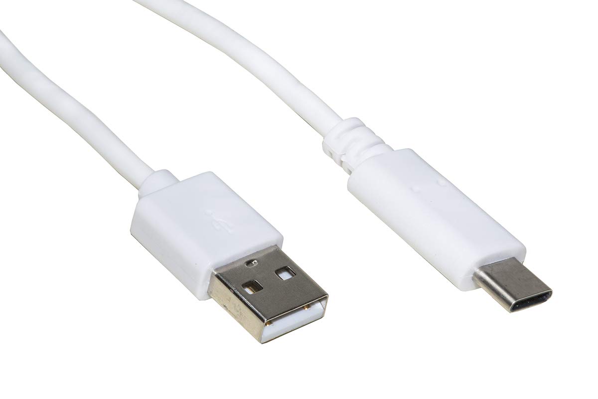 LINK LKC2005 USB 2.0 cable A Male Usbc, White, 0.5 m