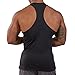 Magiftbox Men's Muscle Workout Tank Tops Gym Shirts T189_Black_US-L
