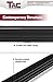 TAC Running Boards Fit 2014-2019 Toyota Highlander (No Drilling/Cutting Required) Aluminum Black Side Steps Nerf Bars Rock Panel Off Road Exterior Accessories (2 Pieces Running Boards)