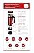 Osaka Coffee Pour-Over Dripper With Built-In Travel Thermos - Enjoy Freshly Brewed Coffee Wherever You Go Meiji Shrine (Red)