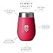 Summit Outdoor Wine Glasses, Vacuum Insulated Wine Tumbler With Lid, Stainless Steel Metal Cup, Unbreakable, Shatterproof, Portable, Set of 2, Travel or Camping, New Sliding Lid