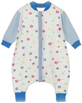 Quavey Baby Sleeping Bag Cotton Wearable Blanket Single Split Leg Type(Large )