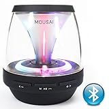 MOUSAI VS18 Portable Wireless Bluetooth Speaker Super Bass Build-in FM Radio,AUX,MIC,TF Card Slot(Black)