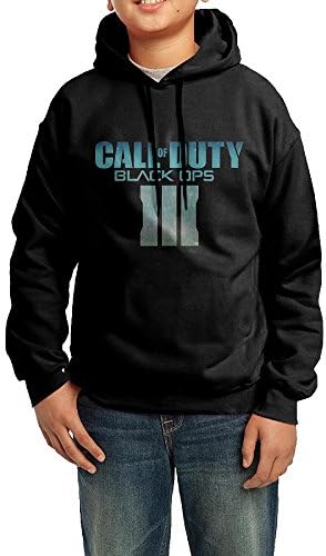 AUYOR Hood Hoodie For Boys And Girls Youth Sweatshirt Call Of Duty Black