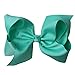 XIMA 25pcs Baby Girl Grosgrain Ribbon 6'' Large Hair Bows With French Clips For Teens Kids Barette For Accessory (With French clip)