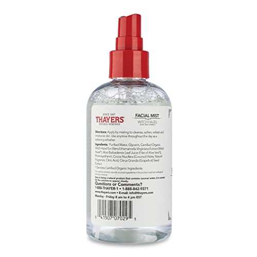 THAYERS AlcoholFree Witch Hazel Facial Mist Toner with Aloe Vera