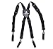 Tactical Duty Belt Harness Suspenders - Duty Belt Harness Police Black Suspender - Tool Belt Support - U.S. Military Veteran Owned Company