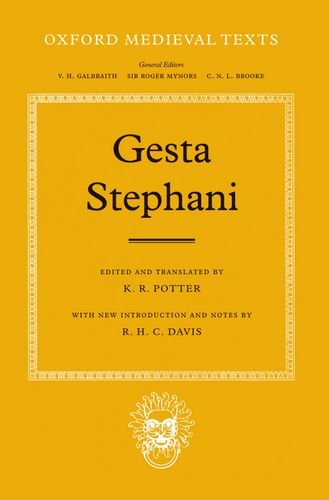 Gesta Stephani (Oxford Medieval Texts)