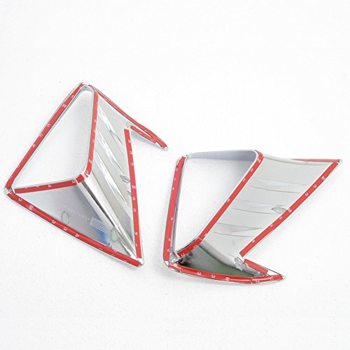 Kadore Front Fog Light Lamp Cover Trim Bezels fit For Toyota RAV4 RAV-4 2016 2017 ABS Chrome 2PCS/SET (117201 Front Fog Light Cover) - Thumbnail 3