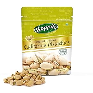 Happilo Premium California Roasted & Salted Pistachios 200 g | Pista Dry Fruit | Tasty & Healthy | High in Protein…