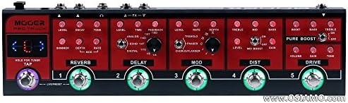 Red Truck Multi-effects pedal, 6 effects in one