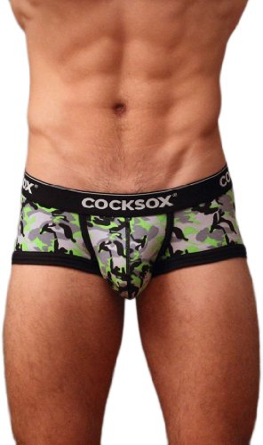 Cocksox CX68-Sniper- Retro Low Rise Skimpy Butt Hugging Camo Boxer Briefs