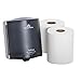 SofPull Centerpull Regular Capacity Paper Towel Dispenser Trial Kit by GP PRO (Georgia-Pacific), Smoke, 58205, 9.25” Wx 8.75”D x 11.50” H [Contains 1 Dispenser (58204) and 2 Paper Towel Rolls (28124)]