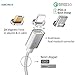 Cellinnovation 3-in-1 Magnetic Lighting USB QC 3.0 Charging Data-Transmission Cable-Certified CE, FCC & RoHS - Quick-Charge Cable Compatible iPhone & Android - Type-C, Micro USB, Lightning