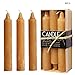 YIH 6-Piece Taper Candles, 5.5-Inch， Pumpkin