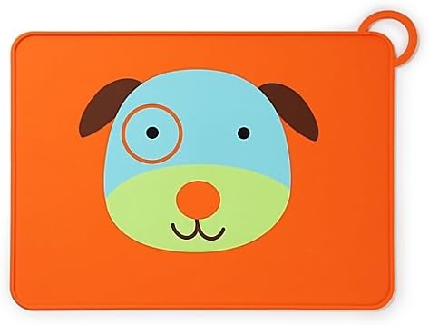Placemat Silicone Reusable Dog Design Set of 2