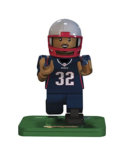 NFL GEN3 New England Patriots Devin McCourty Limited Edition Minifigures, Blue, Small