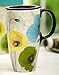 Cypress Home Spring Floral Ceramic Travel Coffee Mug 17oz