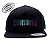 Graphic teez Apparel Fortnite Battle Royale Color Change Chrome Color Shift Black Baseball Cap Unisex Hat