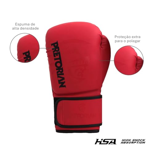 Luva de Boxe e Muay Thai FX2 Pretorian + Protetor Bucal + Bandagem 2.8M