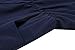 ACEVOG Women Clubwear Sleeveless Romper Playsuit Jumpsuit W/Pockets Navy Blue S