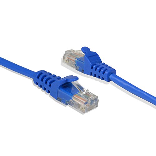 50FT Cat5e Blue Ethernet Network Patch Cable RJ45 Lan Wire 50 Feet