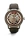 Kenneth Cole New York Men's Analog Quartz Stainless Steel Case Pig Skin Leather Strap Brown,(Model:KC1718)