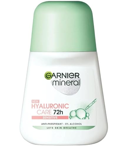 Garnier Invisible 48h Anti-Marks Roll-On Deodorant – Alcohol-Free, 1.7 Fl Oz (Pack Of 5)