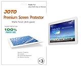 JOTO Premium Screen Protector Film Anti Glare, Anti Fingerprint (Matte Finish) for ASUS MeMO Pad 10 Tablet (ME102A) with Lifetime Replacement Warranty (3 Pack)
