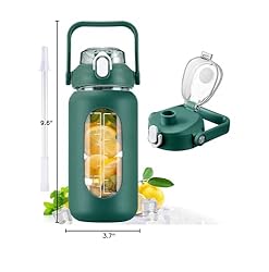 kytffu 42oz Glass Water Bottles with