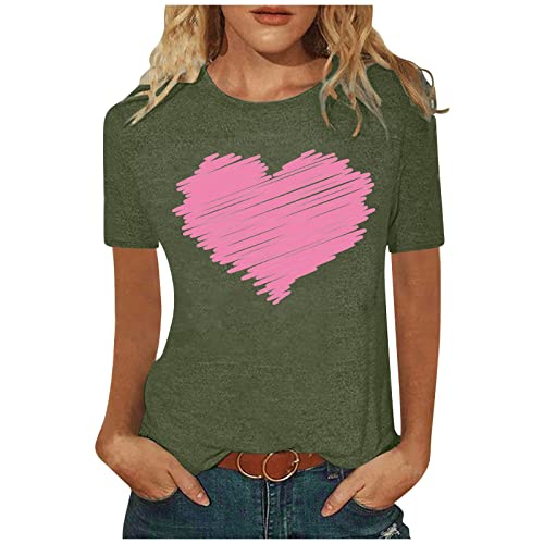 Army Green Summer Tops for Women 2023 Summer