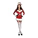 Dreamgirl Womens Naughty Santa Costume, Christmas Adult Outfit for Women, Santa Baby Halloween Costume - Small