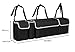 Kodiak 2 in 1 Trunk and Backseat Organizer by Space Saving, High Capacity Auto Back Seat and Trunk Storage - Heavy Duty Design, Fits Any Car or SUV Using 3 Fully Adjustable Straps
