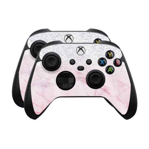 Glossy Glitter Skin Compatible with Microsoft Xbox Series X|S Controller (2 Pac…