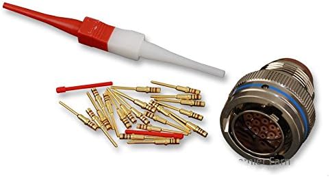 AERO ELECTRIC MS3476L-14-19P Circular Connector, MIL-DTL-26482 Series II, Straight Plug, 19 Contacts, Crimp Pin, Bayonet, 14-19