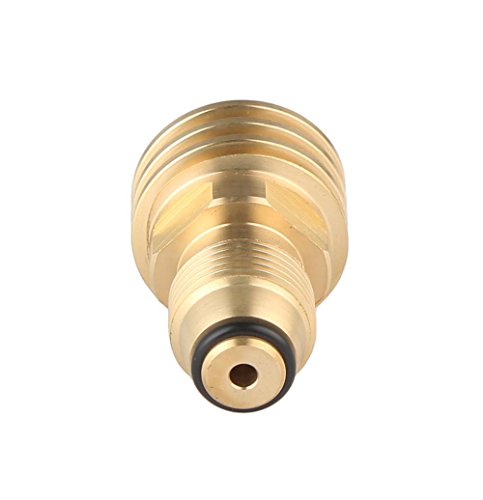 KIBOW Universal Propane Tank Adapter for Old P.O.L Style to New Style/100% Solid Brass