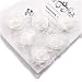 FLOWER Artificial Flowers silk roses Wedding Decoration DIY Decorative Wreath Fake Flowers 30pieces (white) primary