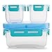 Rubbermaid LunchBlox Leak-Proof Entree Lunch Container Set, Small, Blue