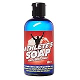 Athlete's Soap Antifungal Soap Tea Tree Oil Body Wash - All Natural Body Wash Helps Wash Away Jock Itch, Athletes Foot, Toenail Fungus, Body Odor, Ringworm - Tea Tree & Certified Organic - 8 oz Bottle