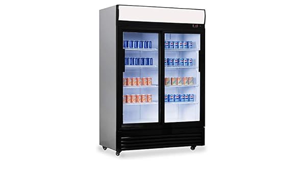 Frigorífico con puerta de cristal con 1000 l de capacidad ...