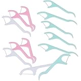 Fantastic Job Colorful Complete Clean Floss Toothpicks 50 Count Pack of 4 Random Color