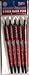 NCAA Team Color Retractable Click Pens- 5 Pack