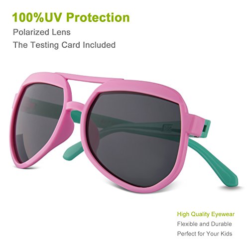 RIVBOS® RBK001 Polarized Kids Sunglasses For Boys Girls for Baby